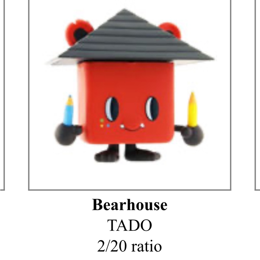 Kidrobot x Tado Cannibal Funfair Series 2008 Vinyl Art Figure - Bear House + Box - Picture 14 of 14